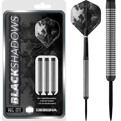 Designa Black Shadow V2 Darts - Steel Tip - M1 21g