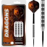 Designa Dragons 95 V2 Darts - Steel Tip - 3 Ring 21gPERS