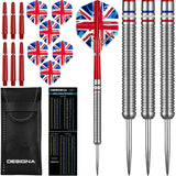 Designa Patriot-X Darts - Steel Tip - Great Britain 22g