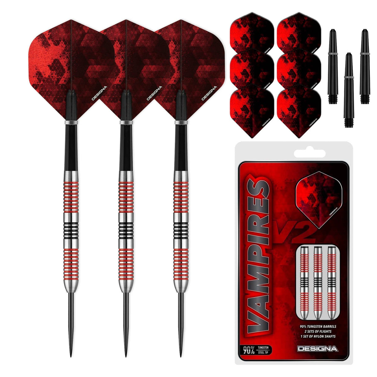 Designa Vampires V2 Darts - Steel Tip - M2