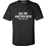 T Shirt - Humour Dart T-Shirt - Black - Buy Me Another Beer