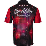 Legend Darts - Lisa Ashton - Dart Shirt - The Lancashire Rose - Red