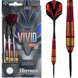 Harrows Vivid Darts - Steel Tip Brass - Red 22g