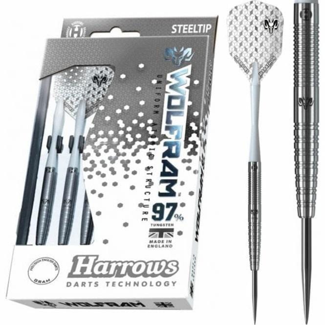 Harrows Wolfram Darts - Steel Tip - Made in England 21g