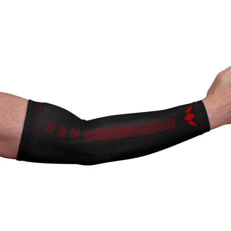 Mission Darts REACH Arm Sleeves (Pair) - Reflex - Black & Red Small