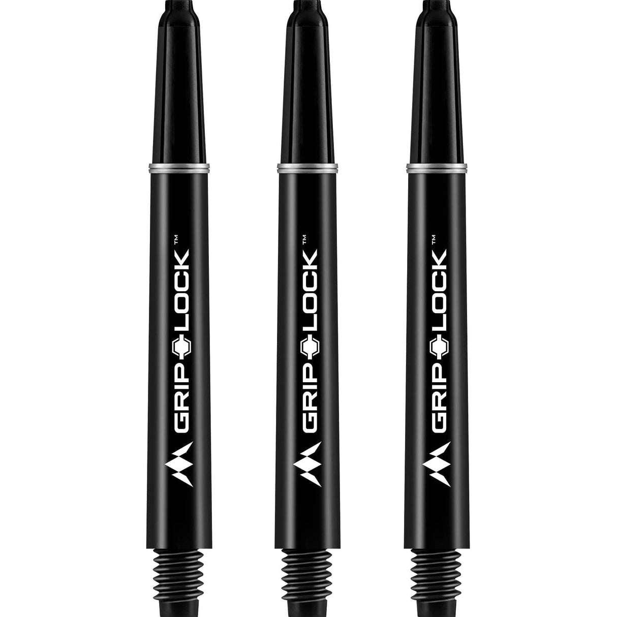 Mission GripLock Shafts - Dart Stems - Black Medium