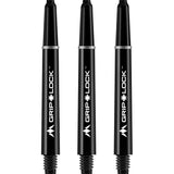 Mission GripLock Shafts - Dart Stems - Black Medium