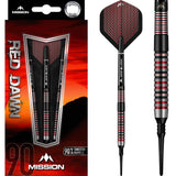 *Mission Red Dawn Darts - Soft Tip - M1 - Straight Ring 19g