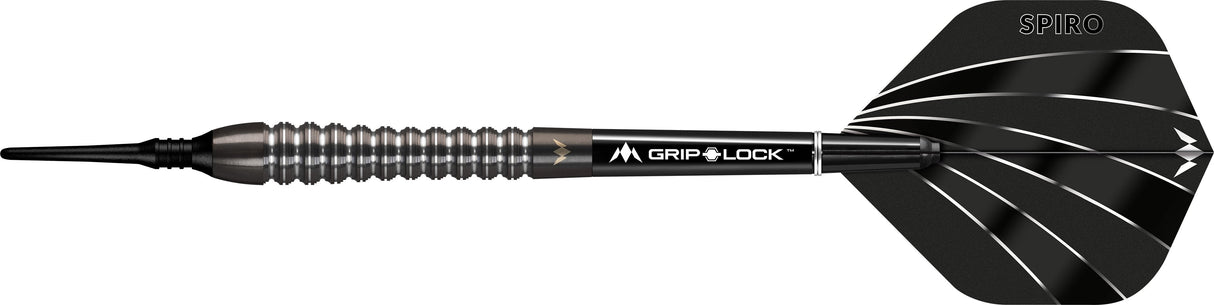 Mission Spiro Darts - Soft Tip - Graphite PVD - M2 - Black 19g