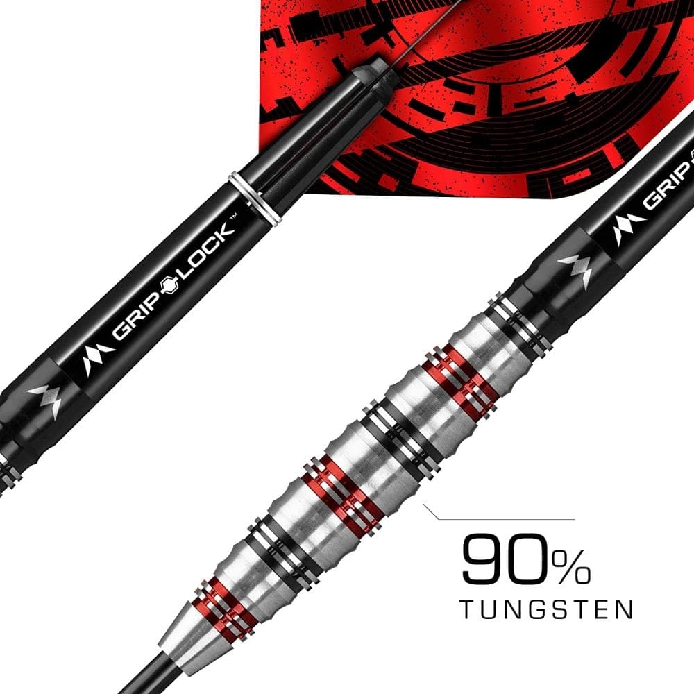 Mission Paradox Darts - Steel Tip - Curved - M2 - Electro Black & Red