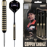 One80 Deta Hedman Darts - Steel Tip Brass - Copper Choice - 20g 20gPERS