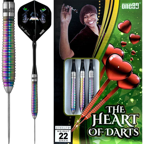 One80 Deta Hedman R2 Darts - Steel Tip Tungsten - Revolution 2 22g