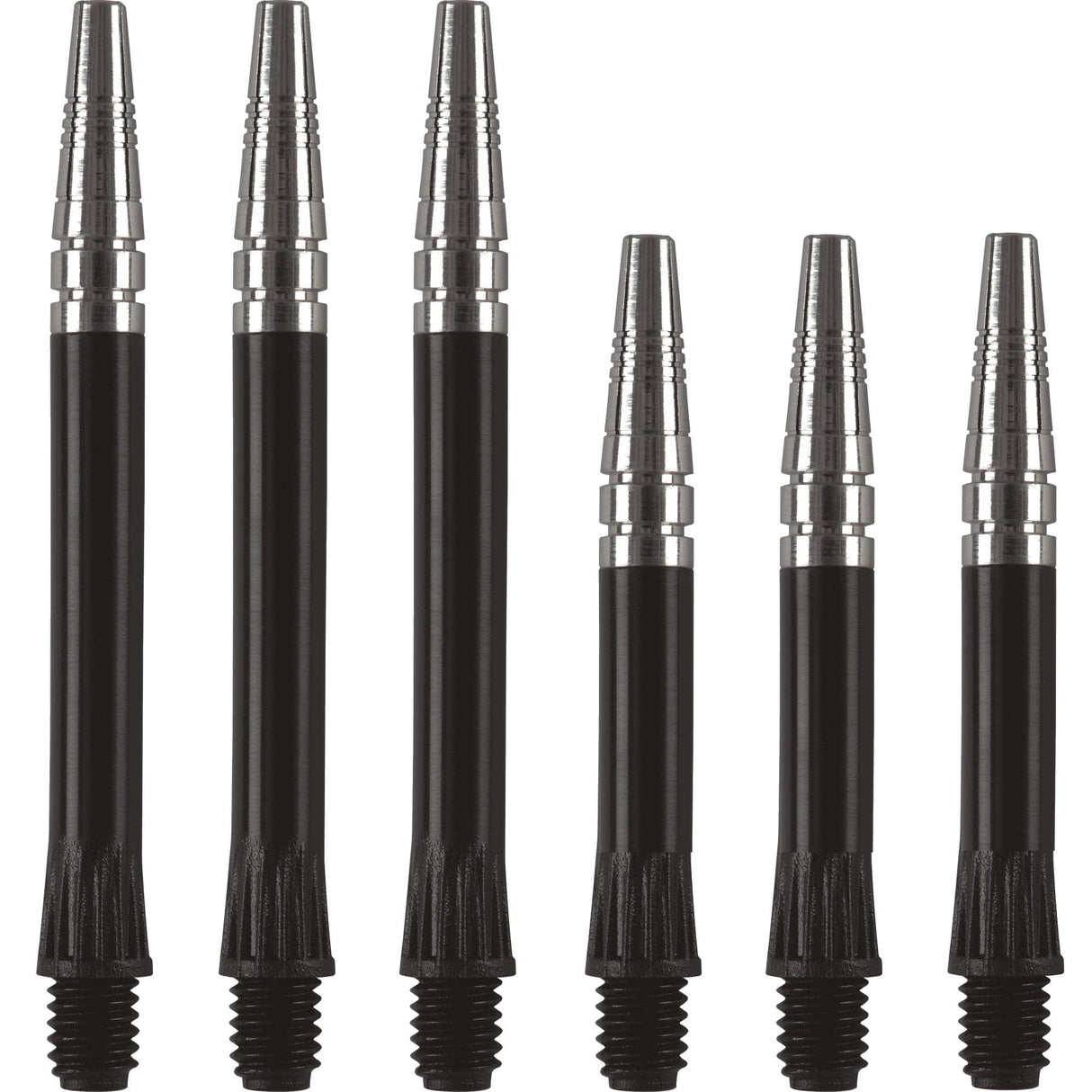 Harrows Alamo Shafts - Nylon Stems - Aluminium Top - Black