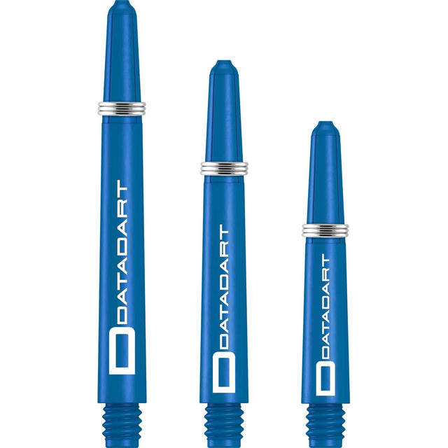 Datadart Signature Nylon Shafts - Stems with Springs - Blue