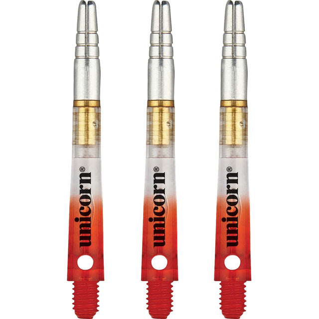 Unicorn Gripper 360 Two Tone Dart Shafts - Gradient Red Medium