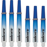 Unicorn Gripper 3 Two Tone Dart Shafts - White & Blue