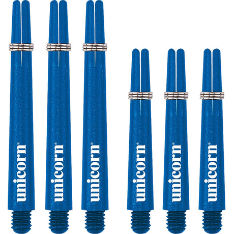 Unicorn Gripper 3 Dart Shafts - Nylon Stems - Blue