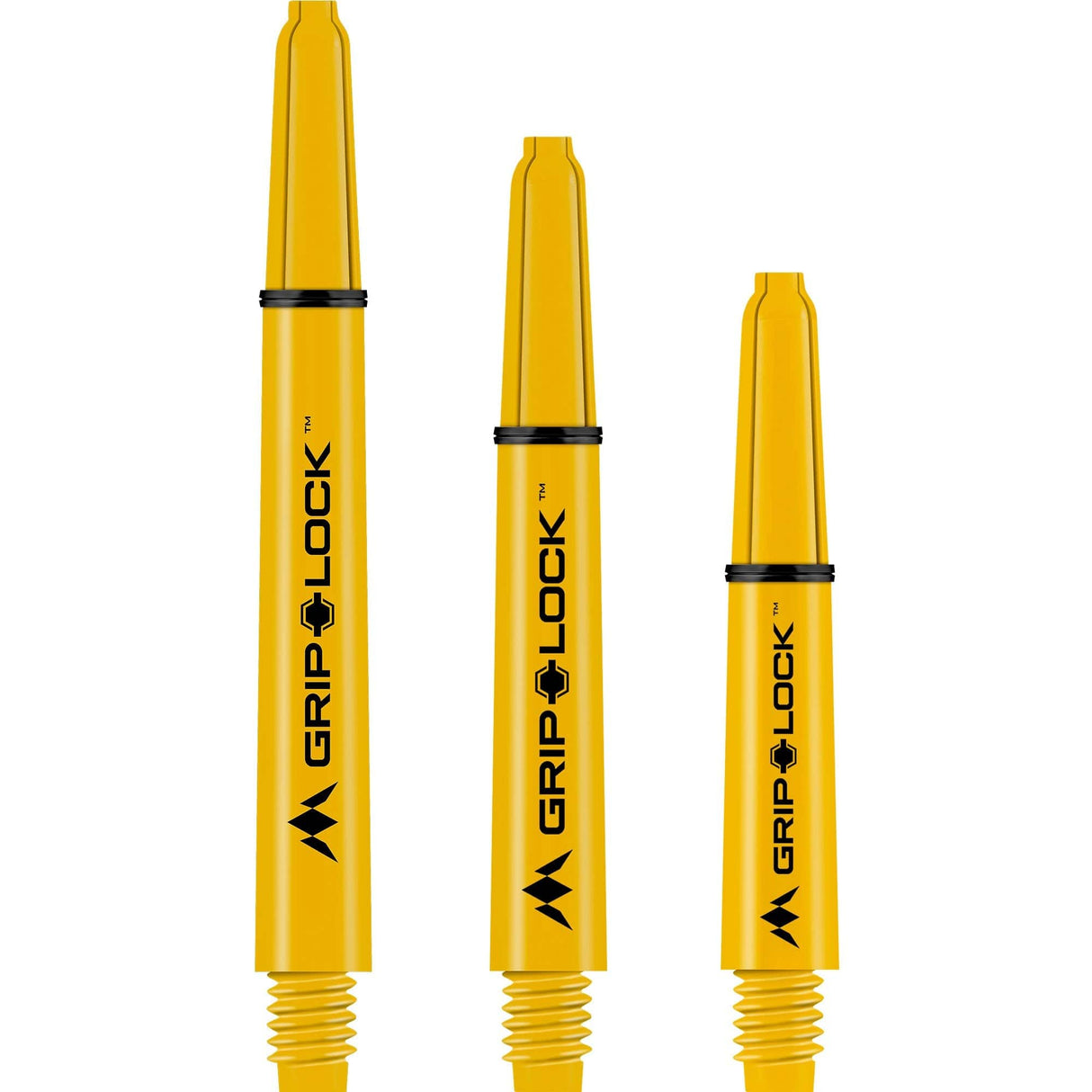 Mission GripLock Shafts - Dart Stems - Yellow