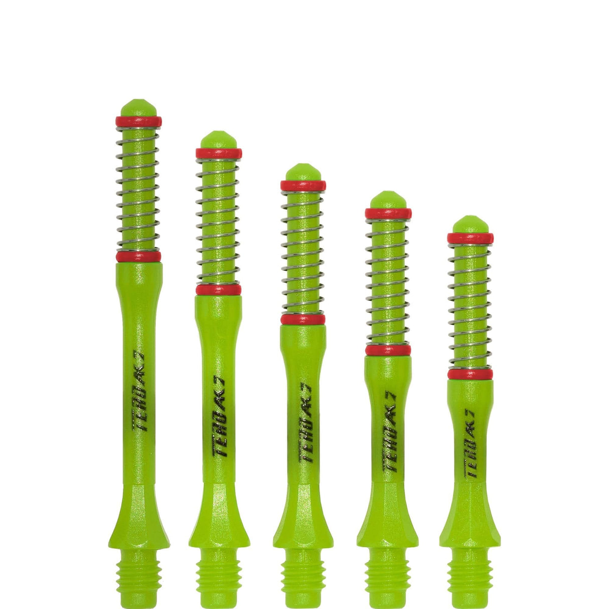 Cuesoul - Dart Shafts - Tero Flight System - AK7 - Slim - Set of 4 - Green