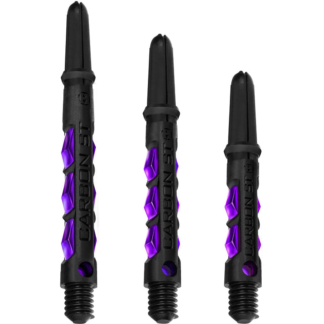 Harrows Carbon ST Shafts - Dart Stems - Black & Purple