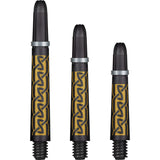 Shot Koi Carbon Dart Shafts - with Springs - Pakati Gold