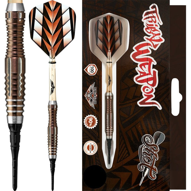 Shot Tribal Weapon I Darts - Soft Tip Tungsten - Front Weight 19g