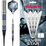 Unicorn Silver Star Darts - Soft Tip - GA2 - Gary Anderson