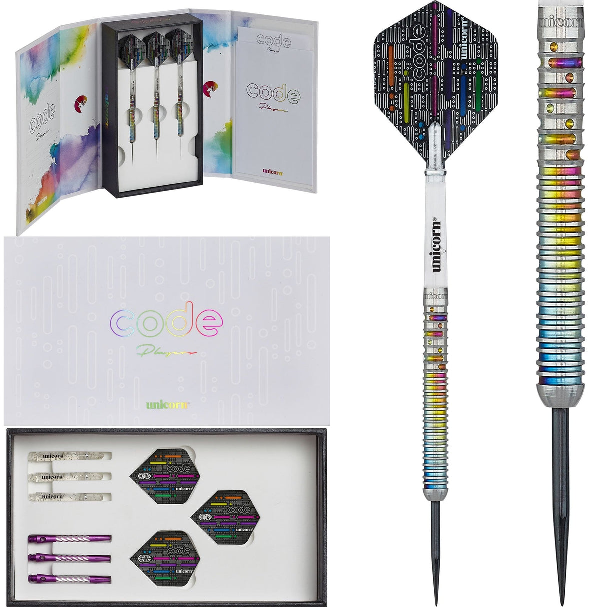 Unicorn Code Darts - Steel Tip - Gary Anderson 21g