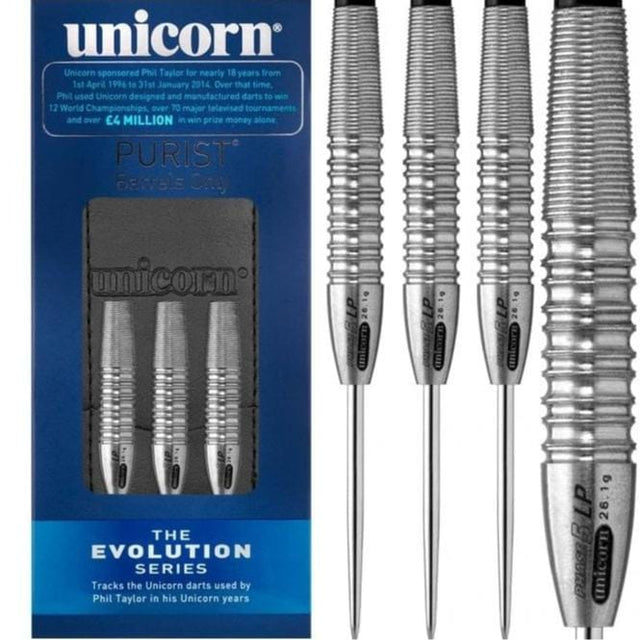 Unicorn Evolution Darts - Steel Tip - Phase 5 Purist LP - 26g 26g