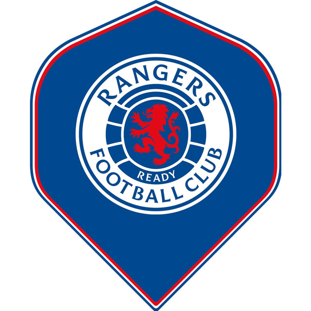 Rangers FC Dart Flights - 100 Micron - No2 - Std - RFC - F1 - Crest