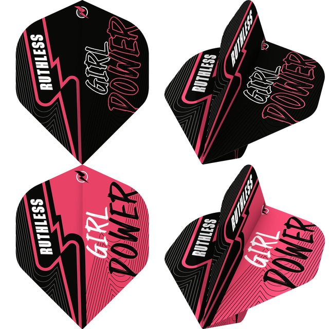 Ruthless - Girl Power - Dart Flights - 100 Micron - No2 - Std