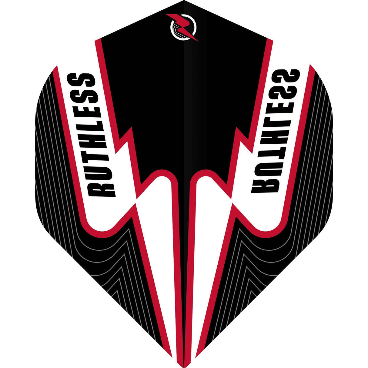 Ruthless - Power Surge - Dart Flights - No2 - Std Red Black