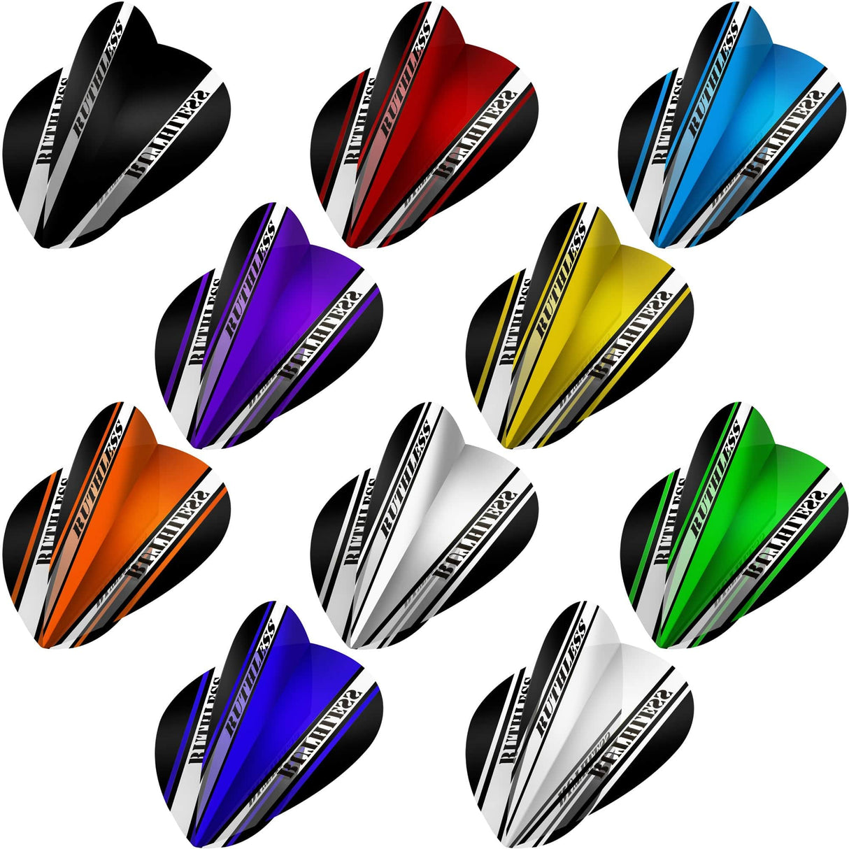 Ruthless - V100 Pro - Dart Flights - 100 Micron - Pear