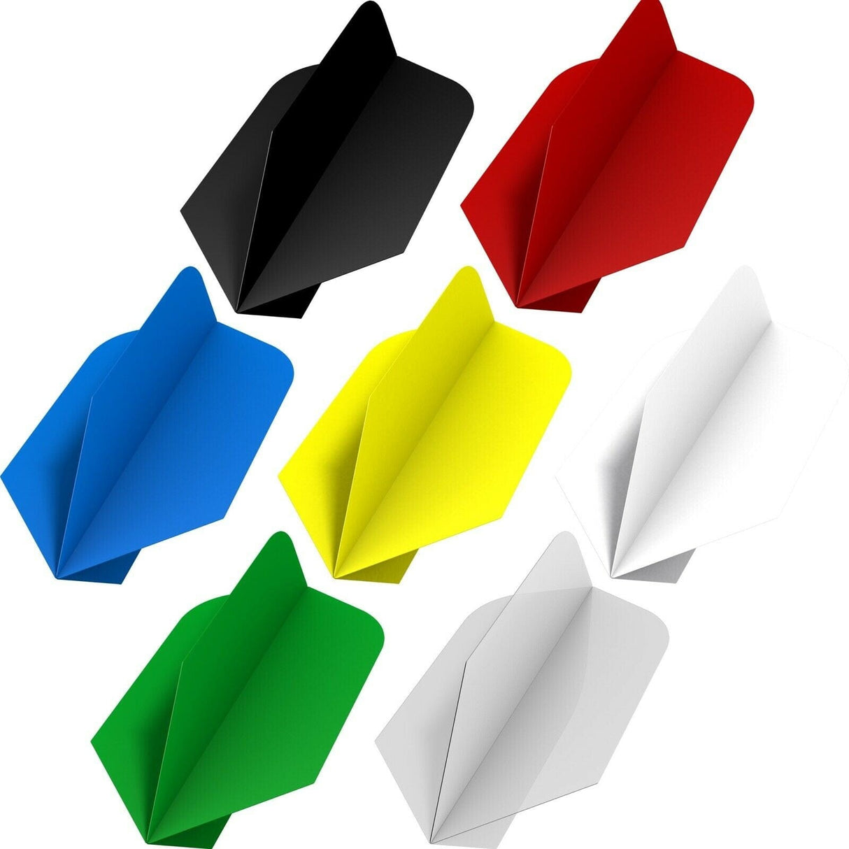 Ruthless Poly Plain - Solid - Dart Flights - 75 Micron - Slim