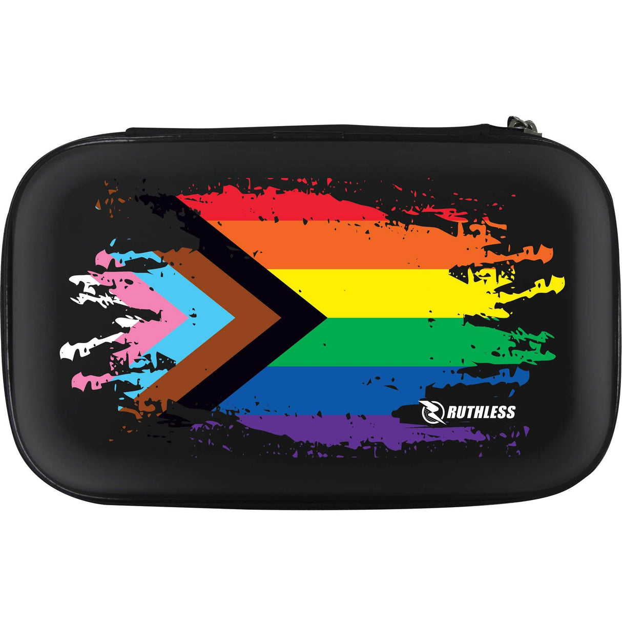 Ruthless - Progress Pride Flag EVA Darts Case - Holds 2 Sets Of Darts