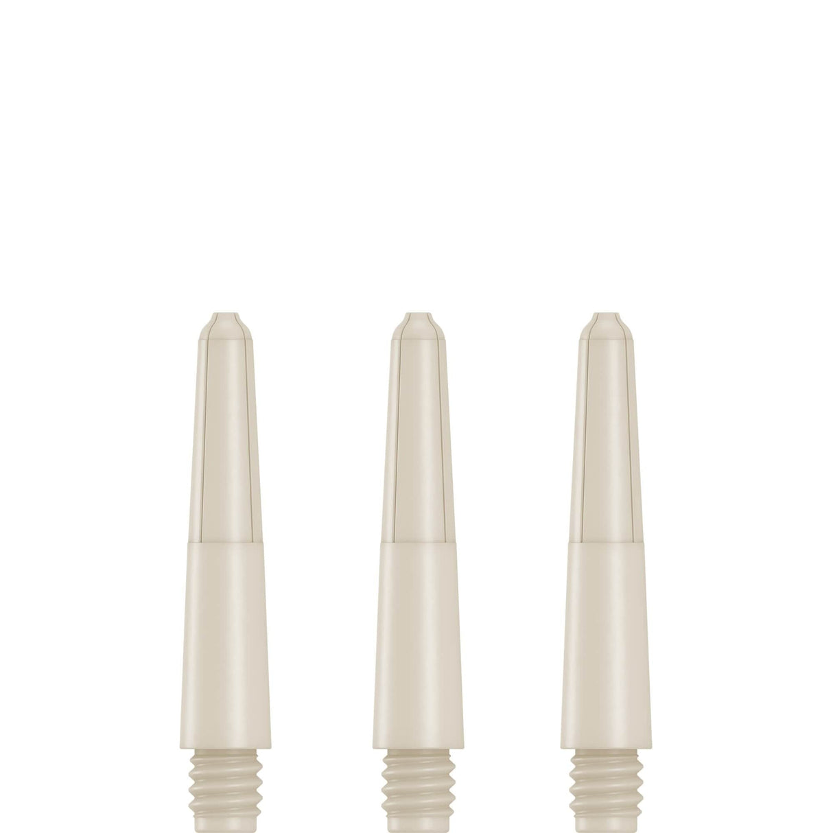 Designa Nylon Shafts - Durable Dart Stems - Natural Extra Short