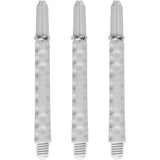 Harrows Dimplex Shafts - Dart Stems - with Rings - White Medium