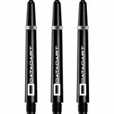 Datadart Signature Nylon Shafts - Stems with Springs - Black Medium