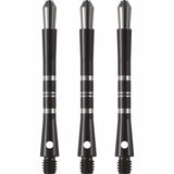 Harrows Colette Shafts - Aluminium Stems - Black Medium