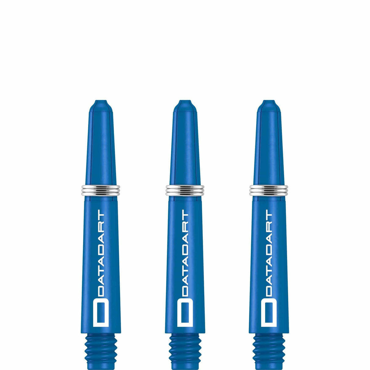 Datadart Signature Nylon Shafts - Stems with Springs - Blue Short