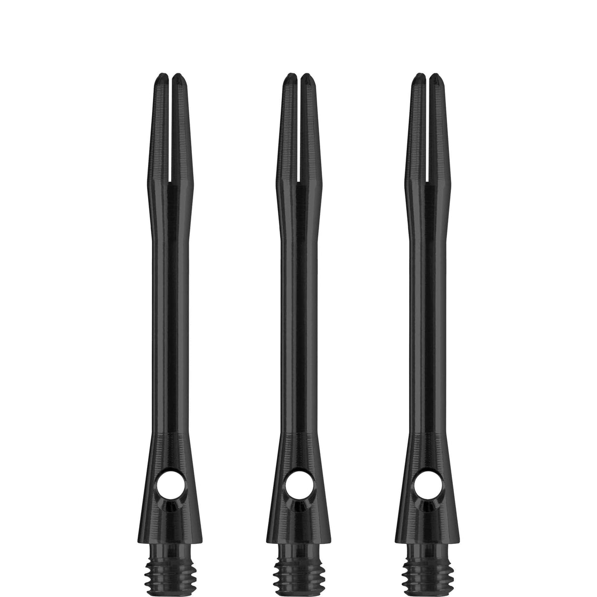 Harrows Keramic Stems - Aluminium Dart Shafts - Matt Black Tweenie