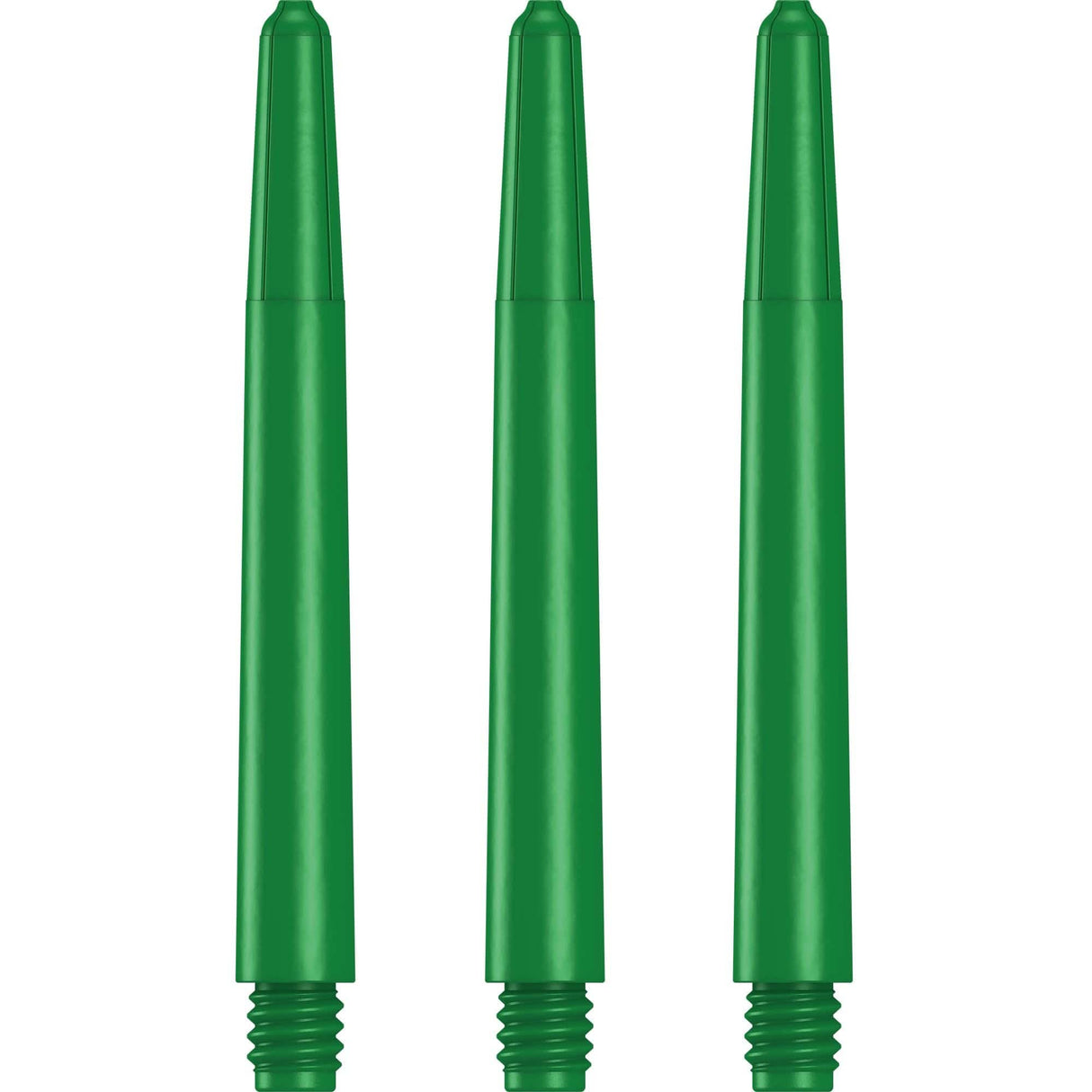 Designa Nylon Shafts - Durable Dart Stems - Green Medium