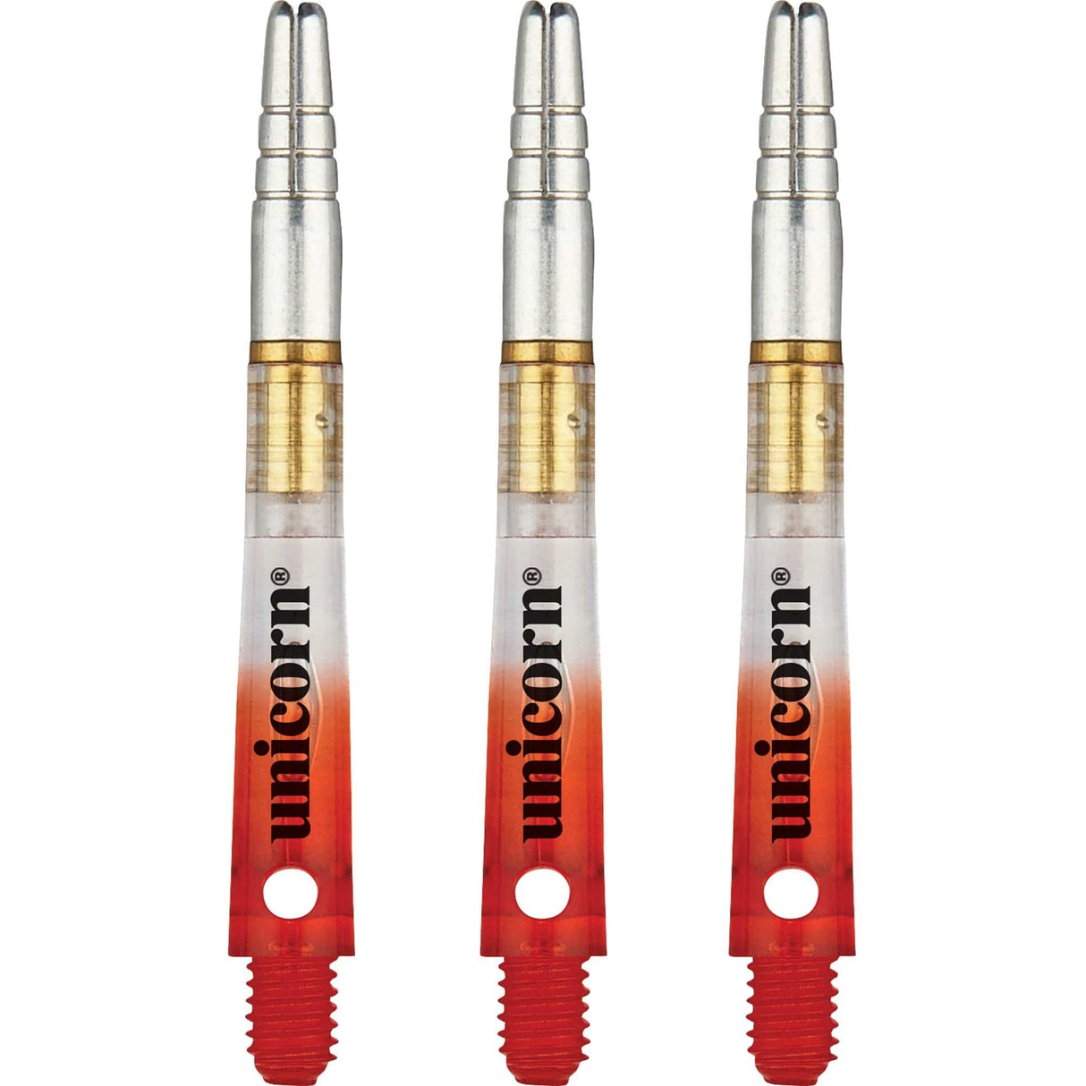 Unicorn Gripper 360 Two Tone Dart Shafts - Gradient Red Medium