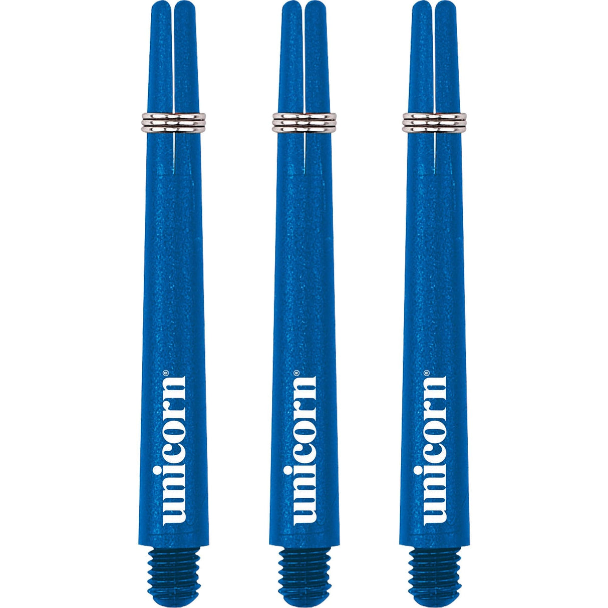 Unicorn Gripper 3 Dart Shafts - Nylon Stems - Blue Medium