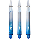 One80 Vice Gradient Shafts - Clear - Blue Medium