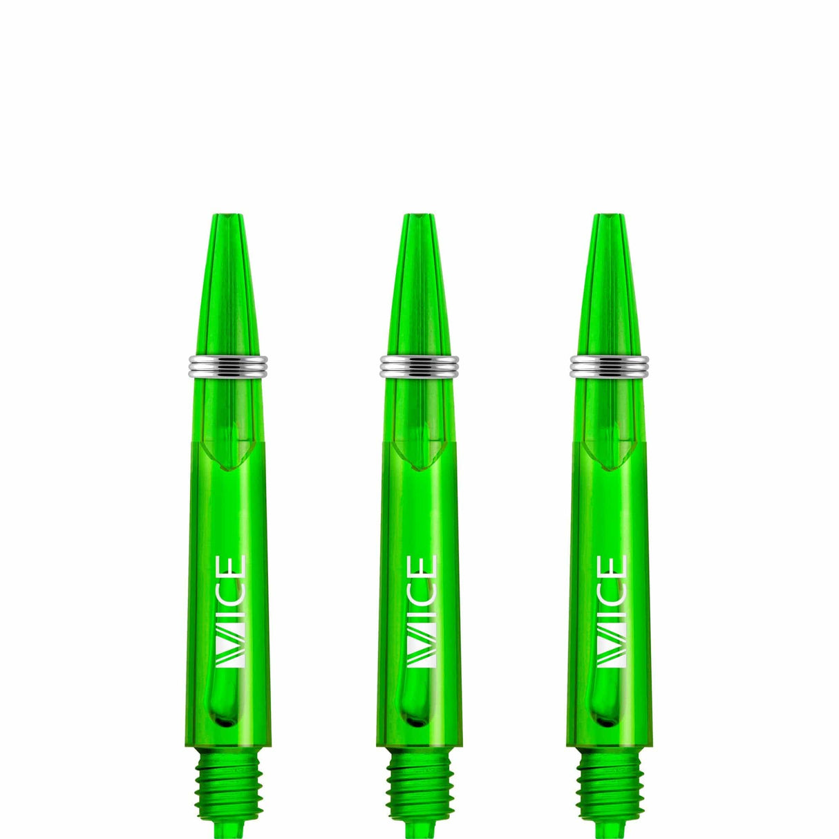 One80 Vice Shafts - Stems with Springs - Neon Green Short