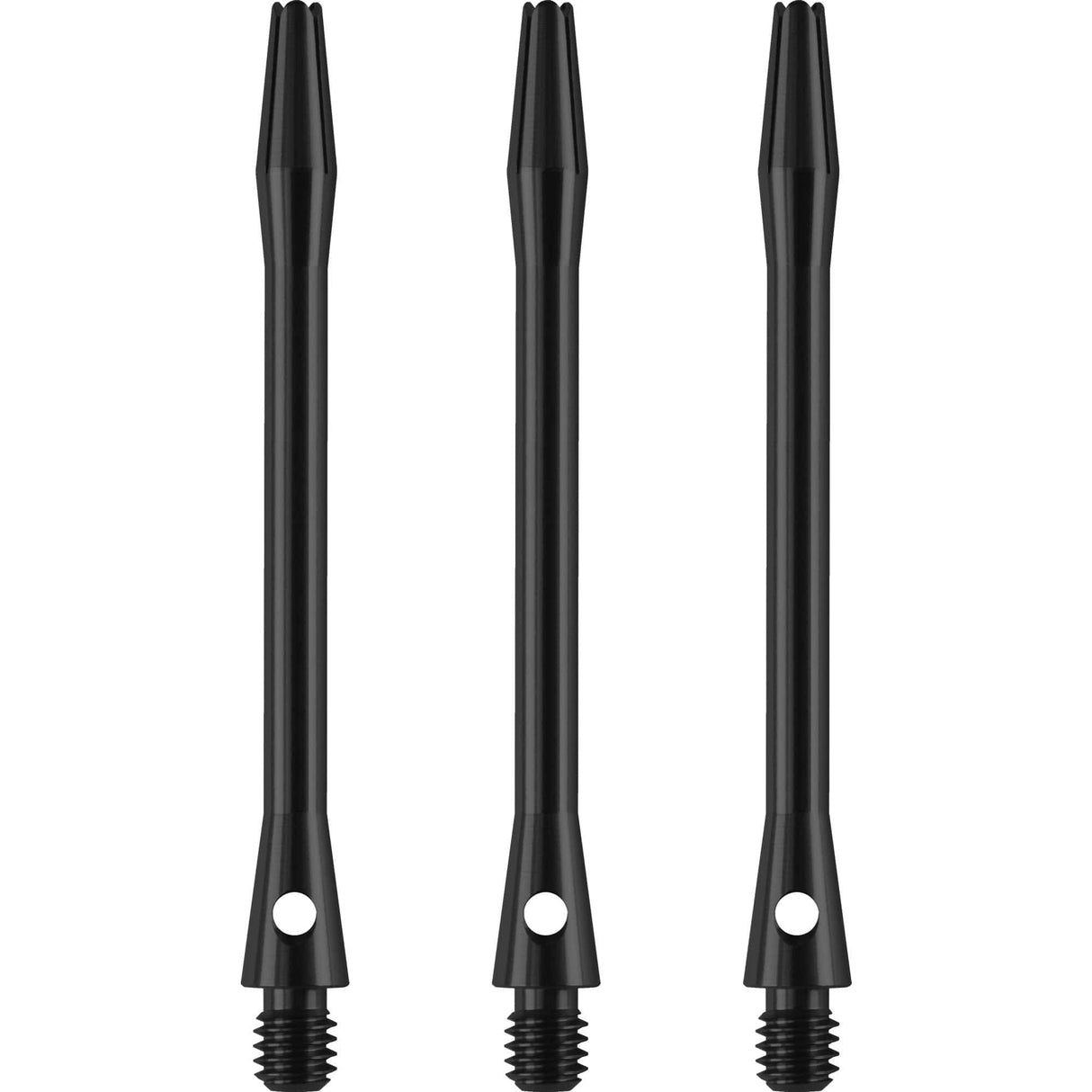 Designa Aluminium Shafts - Metal Dart Stems - Black Long