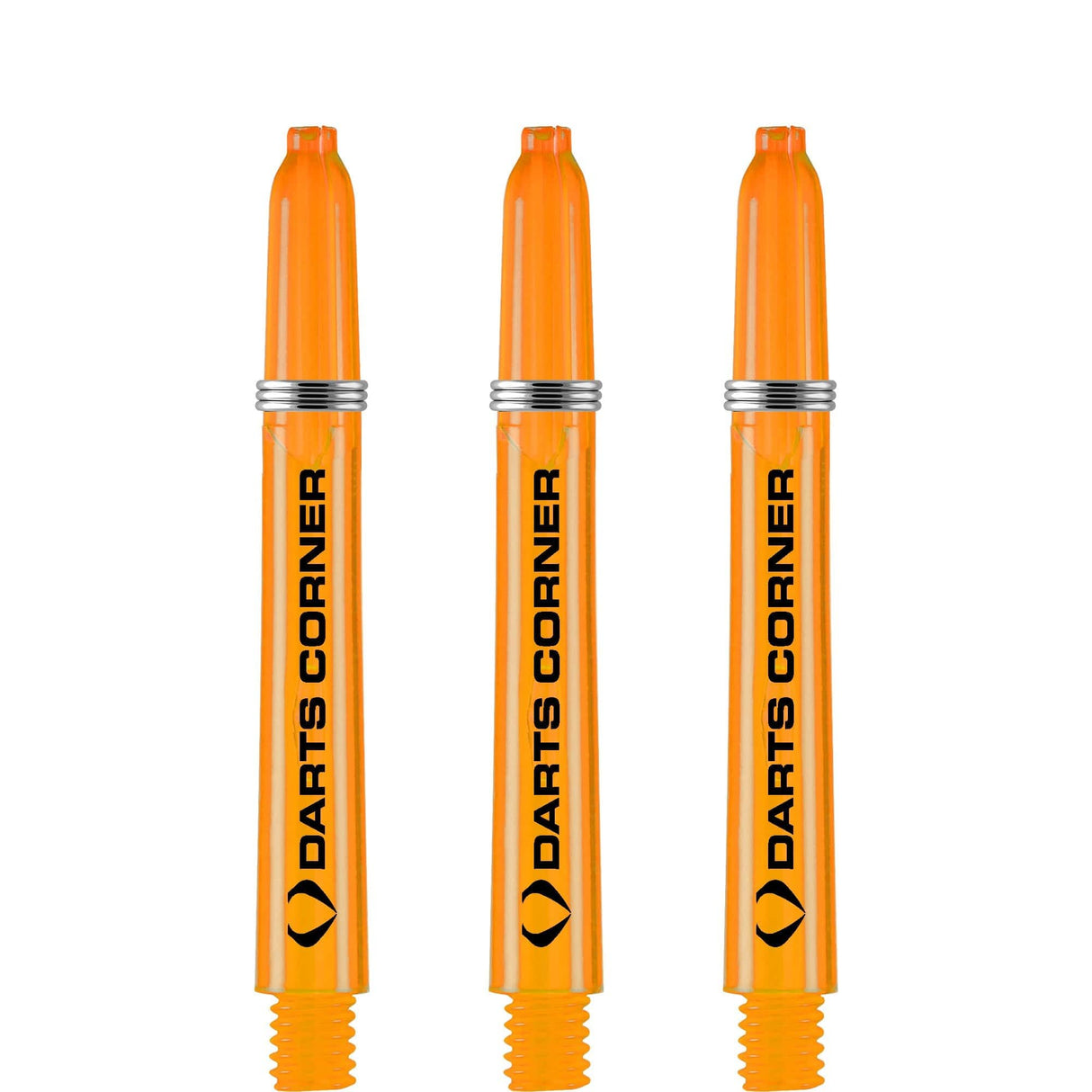 Darts Corner Polycarbonate Shafts - Dart Stems - Orange Tweenie