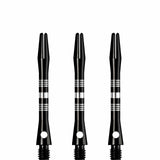 Designa Multiline Aluminium Shafts - Regrooved - Black Tweenie