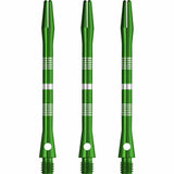 Designa Multiline Aluminium Shafts - Regrooved - Green Long